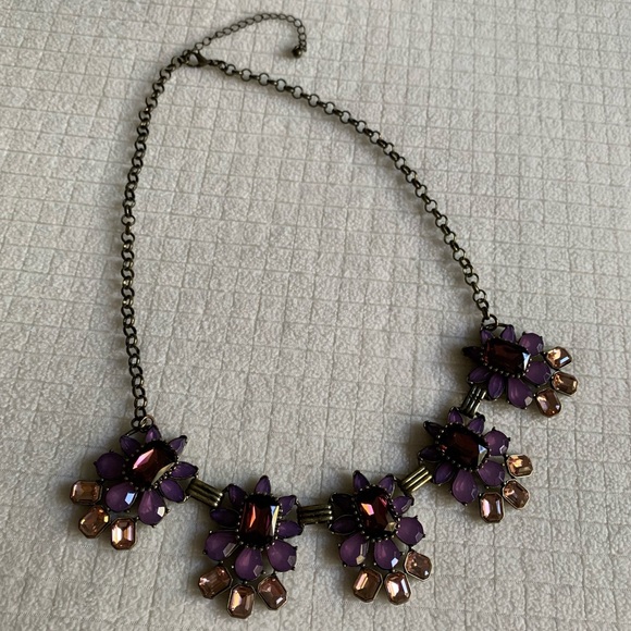 purple statement necklace - Picture 2 of 11